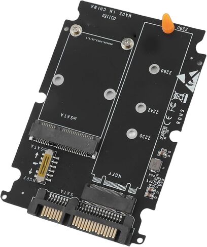 Vikye 2-in-1 Mini SSD to Converter Card، تركيب ثابت، متوافق مع محركات أقراص SSD المختلفة، لمستخدمي WindowsLinux in Kuwait