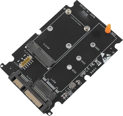 Vikye 2-in-1 Mini SSD to Converter Card، تركيب ثابت، متوافق مع محركات أقراص SSD المختلفة، لمستخدمي WindowsLinux in Kuwait