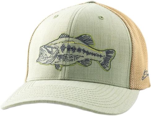 HUK Men's Standard Trucker, Anti-Glare Snapback Fishing Hat in Kuwait