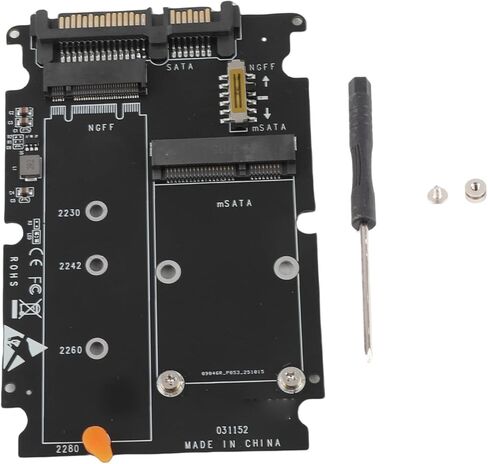 Mini to Converter Card with Screws and Tools, Compatible with M.2 NGFF SSDs, Ideal for Upgrading Desktop Computers with 10 Operating System in Kuwait