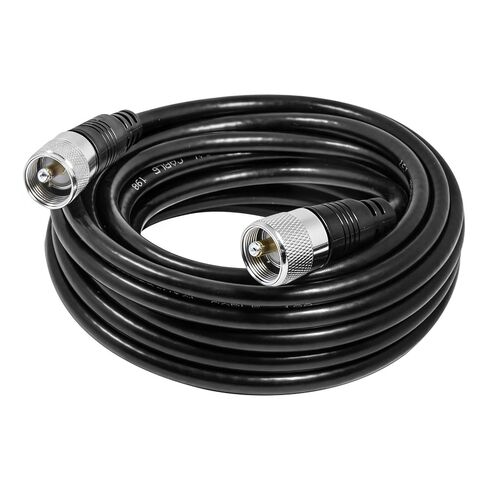 كابل سي بي كواكس 2.5 متر، كابل محوري RG8x 25 قدم، كابل RFAdapter UHF PL259 ذكر إلى ذكر انخفاض خسارة كابل هوائي CB ، 50 أوم لراديو هام، محلل هوائي، تحميل دمى، متر SWR in Saudi Arabia