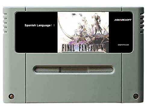 Samrad 16Bit Games FF 5 إصدار PAL EUR باللغة الإسبانية (رمادي) in Kuwait