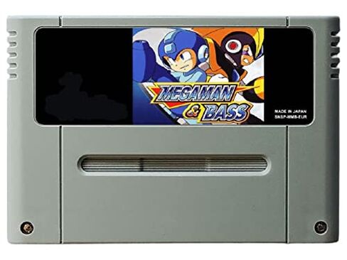 Samrad 16Bit Games Mega Man & Bass PAL EUR إصدار الترجمة الإنجليزية (رمادي) in Kuwait