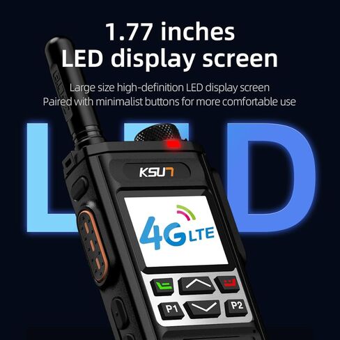 KSUN ZL35 4G شبكة راديو واي فاي لاسلكي تخاطب طويل المدى مع نقطة اتصال بلوتوث متوافقة مع LTE/PoC راديو ثنائي الاتجاه لنظام Android 8.1 راديو الاتصال الداخلي بالضغط والتحدث in Kuwait