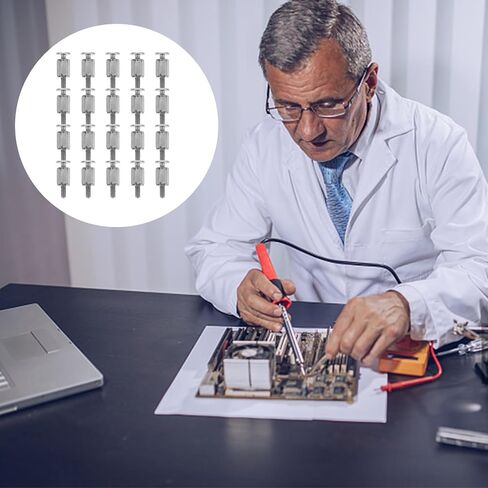 20 قطعة من براغي تثبيت الرأس السداسية M.2 SSD من Toddmomy للوحة الأم، مجموعة ملحقات الكمبيوتر لتركيب Nvme SSD، متوافقة مع توسيع تخزين سطح المكتب والكمبيوتر المحمول in Kuwait