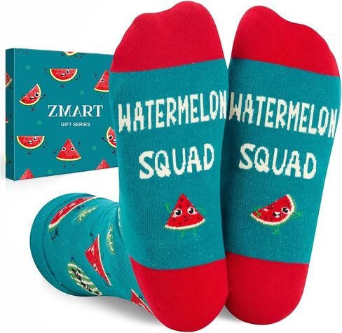 Zmart Unisex Funny Banana Gifts For Banana Lovers, Fruit Banana Socks Cool Socks LET'S GO BANANAS, Banana Blue, M in Kuwait