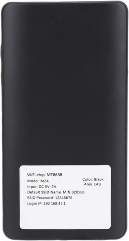 Portable 5G Mobile WiFi Hotspot for Stable Dual Band Connection with Longlasting Battery and Wide Compatibility for International Travel in Kuwait