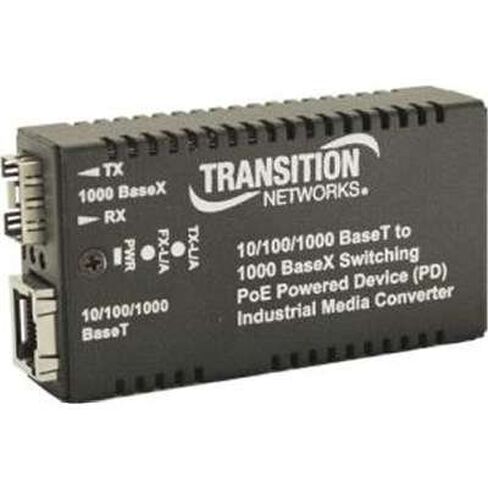 Transition Networks M/GE-ISW-SFP-01-PD 10/100/1000BASETX to 1000BASE SFP Ind MC in Kuwait
