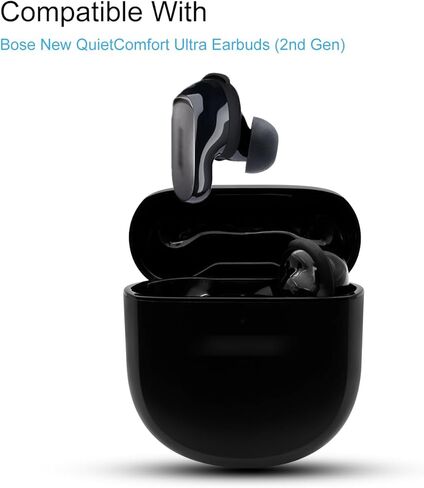 Replacement Ear Tips for Bose New QuietComfort Ultra Earbuds (2nd Gen) Wireless Earbuds, Memory Foam Tips 3 Pairs (S/M/L) Black in Kuwait