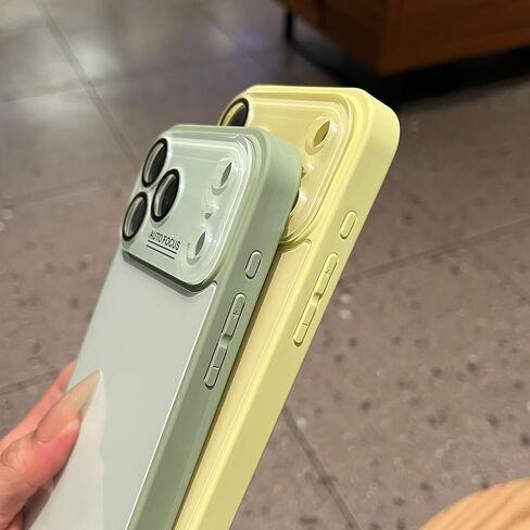 جراب حماية كريستالي للكاميرا بلون ثابت متوافق مع حافظة iPhone (وردي، iPhone 17 Pro Max) in Kuwait