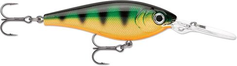 Rapala Harvest Shad Crankbait، طُعم الطعم الصلب، طُعم صيد سمك البيس والبايك، حركة تمايل واسعة، 2-3/4 بوصة، جثم in Kuwait
