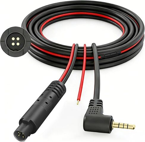 كابل تمديد الكاميرا الخلفية 4-Pin جاك 2.5 مم لـ G840S/G930/G850/G900PRO/i07/i17/T10 Plus/F150 Dash Cam كابل خلفي احتياطي سلك تمديد الكاميرا (21FT) in Kuwait