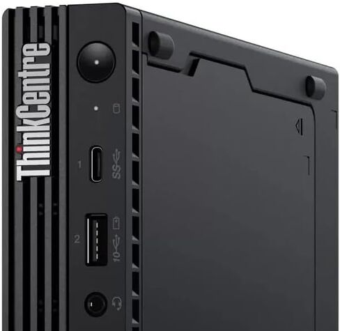 كمبيوتر لينوفو ثينك سنتر M70q صغير الحجم، كمبيوتر مكتبي صغير، انتل كور i3-10100T يصل إلى 3.8 جيجا هرتز، ذاكرة وصول عشوائي 16 جيجا، 256 جيجا اس اس دي، HDMI، منفذ عرض، لوحة مفاتيح وماوس ويندوز 11 برو (متجدد) in Kuwait