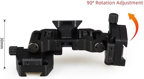 Nvg Mount Dovetail Mount لمناظير الرؤية الليلية PVS-14 أحادي العين أو ثنائي العينين للصيد/في الهواء الطلق، محول حامل نظارات الرؤية الليلية Pvs-14 in Kuwait