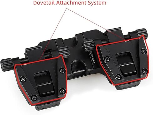 Nvg Mount Dovetail Mount لمناظير الرؤية الليلية PVS-14 أحادي العين أو ثنائي العينين للصيد/في الهواء الطلق، محول حامل نظارات الرؤية الليلية Pvs-14 in Kuwait