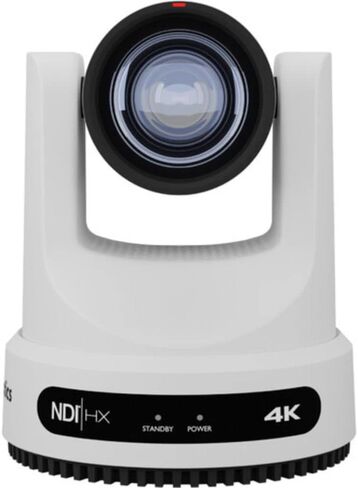 PTZOptics Move 4K SDI/HDMI/USB/IP PTZ Camera with 12x Optical Zoom (White) Bundle with HuddleCamHD HCM-1 Small Universal Wall Mount Bracket (White) and 5-Pack Cleaning Wipes in Kuwait
