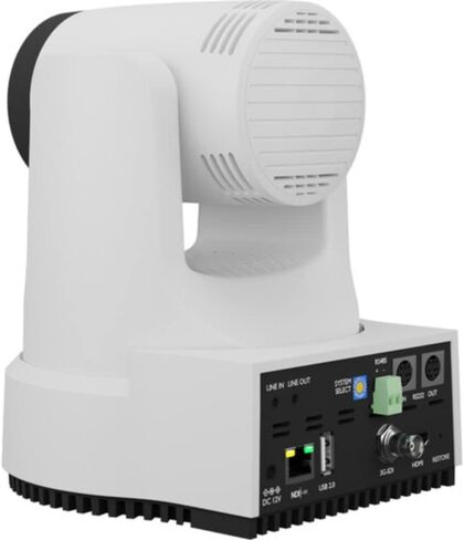 PTZOptics Move 4K SDI/HDMI/USB/IP PTZ Camera with 12x Optical Zoom (White) Bundle with HuddleCamHD HCM-1 Small Universal Wall Mount Bracket (White) and 5-Pack Cleaning Wipes in Kuwait