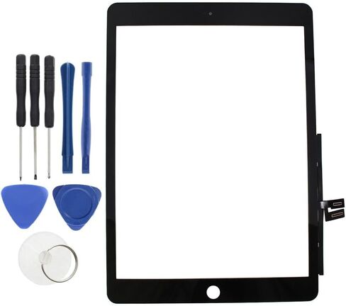 Touch Screen Digitizer Replacement for iPad 7th Generation 10.2-Inch A2197 A2198 A2200 Black in Kuwait