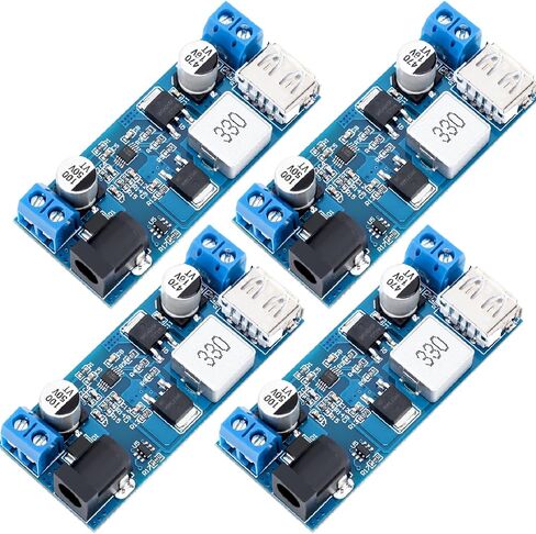4 Pieces of USB Voltage Regulators, for Wired Power, with a Current of 6A, an Output of 5.2V/25-30W, Featuring Synchronous Rectification and Being Suitable for Fast Charging of Mobile Phones. in Kuwait