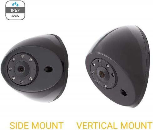 Side and Look Down Camera, 170° FOV, Night Vision, IP69K Waterproof, Black – PN: STSC111B in Kuwait