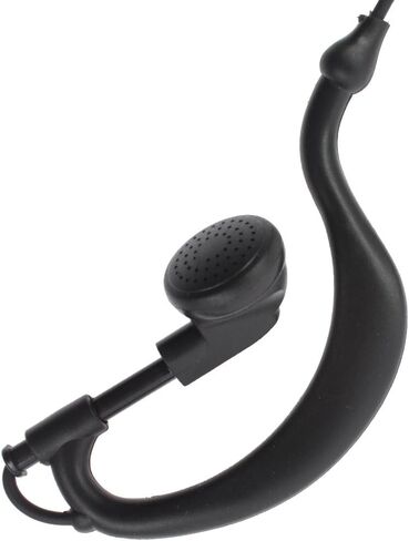 2 pin G Shape Earpiece Headset for Midland Alan AVP-H3 GXT900 LXT80 LXT110 Two Way Radio 2pin in Kuwait