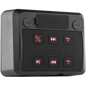 DS18 ENSBTRC-SQ Bluetooth Marine Universal Radio Stereo - Waterproof Boat Audio Receiver with MP3, USB, SD – Ideal for Boat, ATV, UTV, Side by Side, Golf Car in Kuwait
