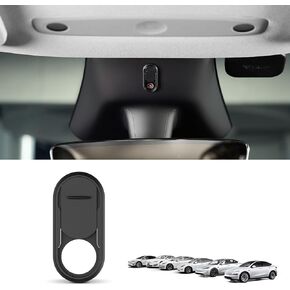 Camera Cover Slide for Tesla Model Y 3 Interior Cabin Camera Privacy Cover Accessory with Orange Indicator - Anti-Blind Spot Slider Shield, Vertical Design, No Block IR for FSD, Upgraded Thickened in Kuwait