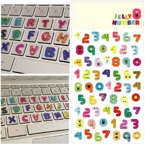 3D Puffy Stickers, Cute Resin Keyboard Stickers for Phone Case Laptop Tablet Decorative Decals in Kuwait