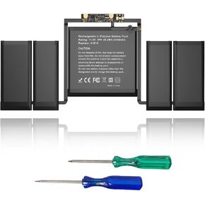 بطارية كمبيوتر محمول A1819 A1706 متوافقة مع ماك بوك برو 13 بوصة A1706 أواخر 2016 منتصف 2017، EMC 3071، EMC 3163 Series MLH12LL/A MPXV2LL/A MLVP2LL/A MNQF2LL/A MNQG2LL/A 49.2 وات في الساعة 4314 مللي أمبير في الساعة 11.4 فولت in Kuwait