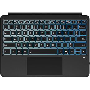 لوحة مفاتيح بلوتوث مغناطيسية من Dpofirs لجهاز SURFACEPro مقاس 12 بوصة 2025، لوحة مفاتيح لاسلكية نحيفة بإضاءة خلفية RGB مع لوحة لمس كبيرة، للكمبيوتر المحمول والكمبيوتر اللوحي in Kuwait
