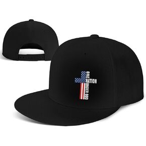 القبعات المسيحية Snapback للرجال النساء شقة بيل المسيح يسوع قبعة بيسبول قابل للتعديل عبر قبعات سائقي الشاحنات الأسود هدية للأب in Kuwait