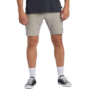 Billabong Crossfire Slub Mid 19" Hybrid Shorts Aqua 33 in Saudi Arabia