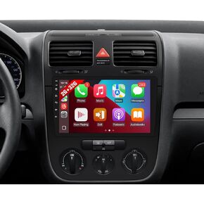 راديو السيارة Android لسيارة VW Passat Jetta Volkswagen Tiguan Beetle Golf 5 6 Caddy Touran CC مع CarPlay اللاسلكي Android Auto، شاشة لمس IPS مقاس 10.1 بوصة لسيارة VW Golf Stereo مع نظام تحديد المواقع/BT/WiFi/الكاميرا in Kuwait