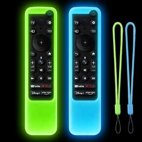 [عبوتان] غطاء متسلق لجهاز التحكم عن بعد لتلفزيون سوني، متوافق مع RMF-TX910U/TX810U/TX900U/TX800U/TX811U والمزيد من أجهزة التحكم عن بعد لتلفزيون سوني برافيا، مع حبل in Kuwait