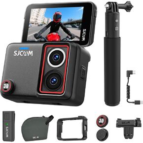 كاميرا SJCAM SJ30 8K/20FPS، 4K/60FPS مع ميكروفون لاسلكي ومقبض بطارية 7H، إضاءة منخفضة، شاشة لمس قابلة للطي 2.51 بوصة، تثبيت الحركة الثابتة 2.0، جسم مقاوم للماء بطول 5 متر، لمدونات الفيديو على YouTube Creator in Kuwait