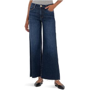KUT from the Kloth Meg High-Rise Fab AB Wide Leg in Ecru in Saudi Arabia