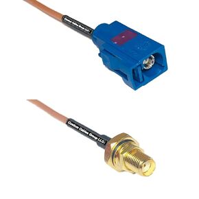1 feet RG316 Fakra C Female to SMA Female O-Ring RF Pigtail Coaxial Cable in Kuwait
