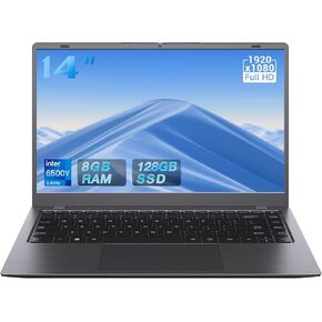 كمبيوتر محمول، Pentium Gold يصل إلى 3.4 جيجا هرتز (Beats Pentium، Celeron)، Type-C PD، HDMI، USB 3.2، فتحة بطاقة TF، 14 بوصة FHD IPS، 8 جيجا رام، 128 جيجا SSD، حتى 2 تيرابايت، كمبيوتر محمول للطلاب والأعمال والمكتب in Kuwait