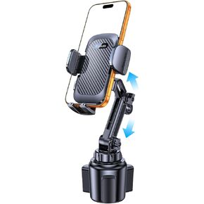 Coolpow Cup Holder Phone Holder for car, Universal Adjustable Long Neck Car Cell Phone Mount Cradle Friendly Compatible with for Truck Golf Cart iPhone Samsung Google and All 4"-7" Mothers Day in Saudi Arabia