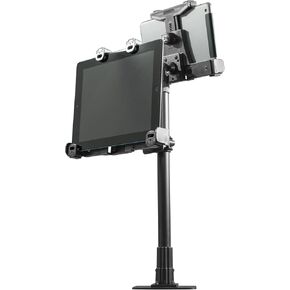 iBOLT Dock'n Lock Drill Base Locking حامل الكمبيوتر اللوحي المزدوج - نقطة الشراء/حامل POS - مثالي لتطبيقات التوصيل ونقاط البيع والبيع بالتجزئة وإدارة الطلبات - يناسب الأجهزة اللوحية مقاس 7 إلى 10 بوصة in Kuwait