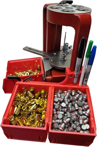 Double Accessory Bin Mount 3D Printed for The Hornady Lock-N-Load AP Reloading Press by 3DReloading in Kuwait