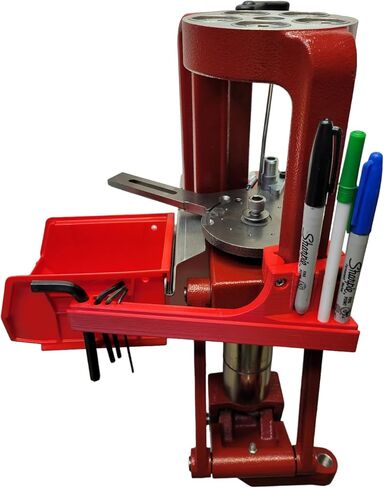 Double Accessory Bin Mount 3D Printed for The Hornady Lock-N-Load AP Reloading Press by 3DReloading in Kuwait