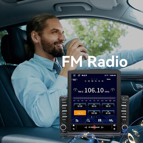 9.7 بوصة Android 14 راديو السيارة متوافق مع Ford F150 2004 2005 2006 2007 2008 AHD كاميرا احتياطية ترقية CarPlay اللاسلكية وشاشة لمس Android تلقائية GPS WiFi SWC FM Bluetooth 2+64G in Kuwait