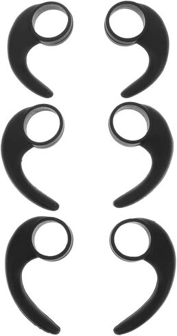 Generic Silicone Ear Wings 6Pcs for 10Mm Earbuds Hook Clips Anti-Slip Earphone Stabilizers Sports Ear Hooks Comfortable Fit for Exercise in Kuwait