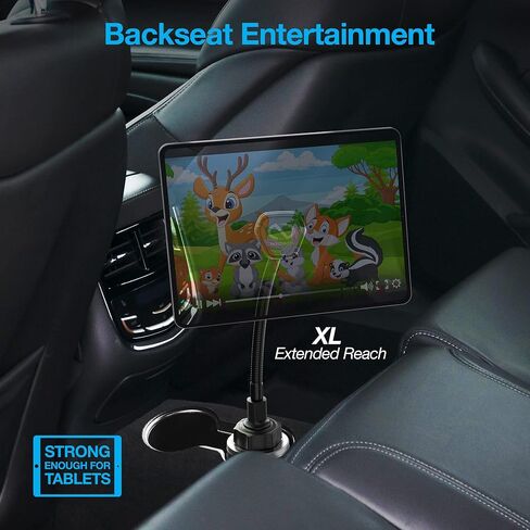 Naztech MagBuddy Elite XL Car Phone Holder - Magnetic Mount for Cup Holder with 11 Inch Gooseneck & 360 Degree Swivel, Universal Compatibility for iPhone, Android & GPS Units in Kuwait