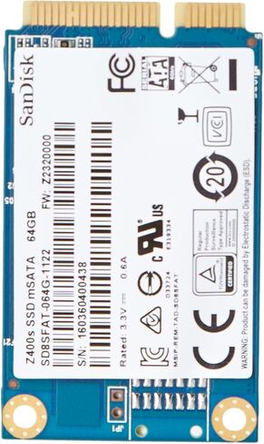 محرك الأقراص ذو الحالة الصلبة الداخلي سانديسك Z400s سعة 64 جيجابايت SD8SFAT-064G in Kuwait