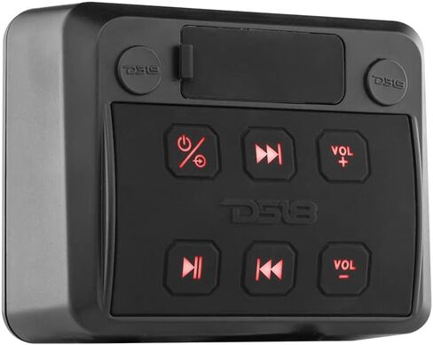 DS18 ENSBTRC-SQ ستيريو راديو عالمي بلوتوث بحري - جهاز استقبال صوت قارب مقاوم للماء مع MP3، USB، SD - مثالي للقوارب، ATV، UTV، جنبًا إلى جنب، سيارة الجولف in Kuwait