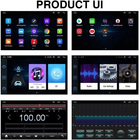 ستيريو سيارة Android 13 Double Din متوافق مع C*orolla 2009-2013، 2G+32G 9 بوصة تعمل باللمس وراديو ستيريو للسيارة مع Carplay لاسلكي Android Auto GPS Navigation WiFi Mic كاميرا احتياطية in Kuwait