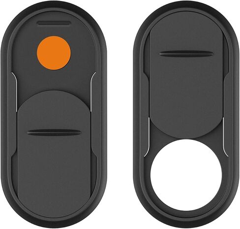 Camera Cover Slide for Tesla Model Y 3 Interior Cabin Camera Privacy Cover Accessory with Orange Indicator - Anti-Blind Spot Slider Shield, Vertical Design, No Block IR for FSD, Upgraded Thickened in Kuwait