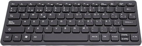 Pomya Spanish Wireless Keyboard and Mouse Set, 78 Keys 2.4GHz Ergonomic Slim USB Receiver, Plug & Play for PC Laptop, Silent Mouse, Lightweight Thin Design in Kuwait